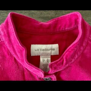 Pretty in Pink light-weight corduroy jacket!